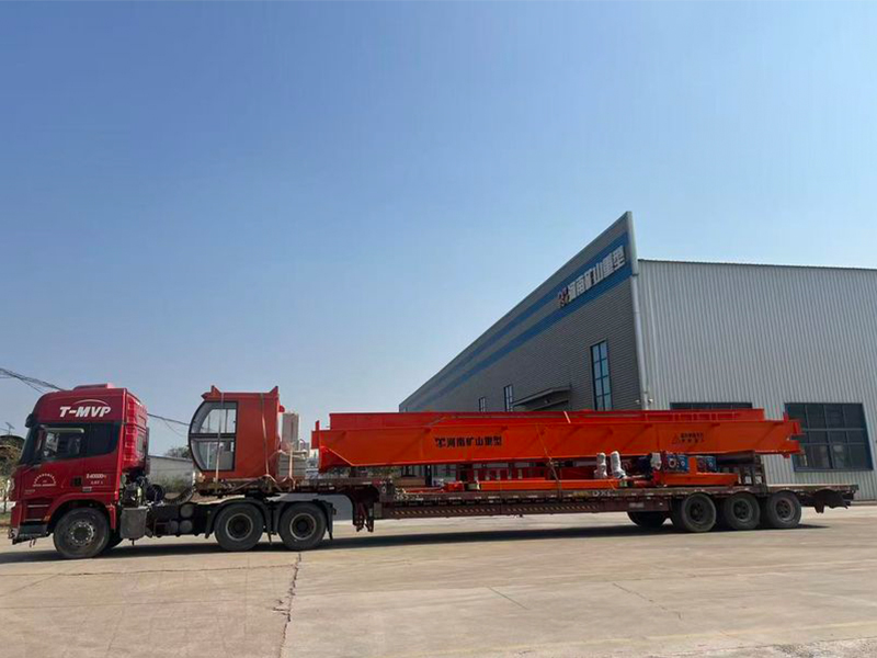 歐式雙梁 QDXX20/10t-14.5m 制作完成  裝車發(fā)出